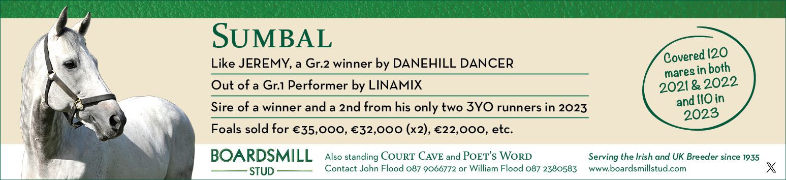 Sumbal Advert in The Irish Field